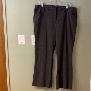 Sharagano Black/Gray Plaid Pants